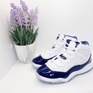 Jordan 11 Retro UNC BP Sz 11c OG DS White & Blue